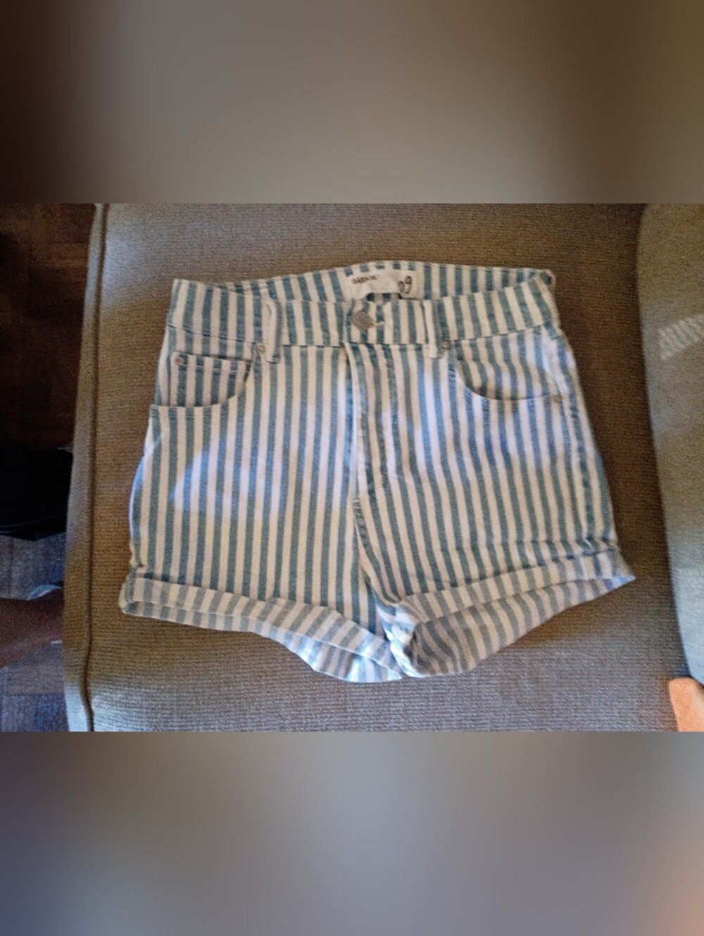 "Garage" High Rise Shorts - Picture 1 of 5
